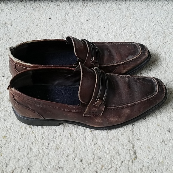 ALDO Brown leather shoes. Size 10. - Picture 4 of 6